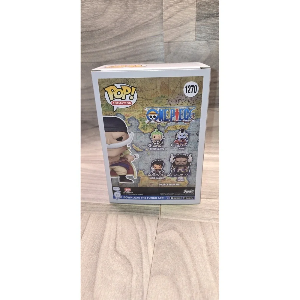 Funko Pop! One Piece Whitebeard Crunchy Roll #1270 Figure Gamestop Exclusive